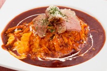 ３位：ローストビーフデミソースオムライス