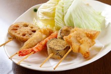 串揚げは各種１００円〜