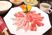 Ｗカルビランチセット（２００ｇ）
