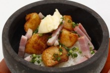 じゃがバタベーコンの石焼きごはん