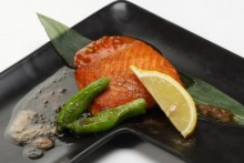 トロサーモンの焦がしバター醤油