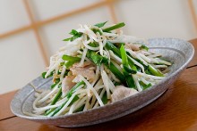 肉ニラもやし炒め