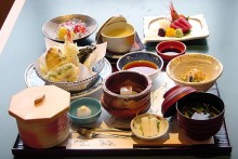 吹割り御膳（夜）