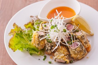 コキ（マグロ漬け）の天ぷら