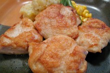 若鶏の一口ステーキ