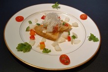 平目のポワレ プロバンス風