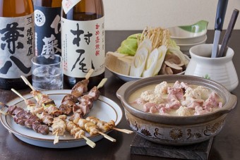 焼鳥＆水炊き＆本格焼酎が弥勒の看板！