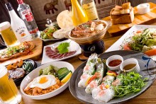 2時間飲み放題付4,500円コース
