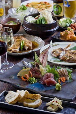 3000円のコース料理（10品）