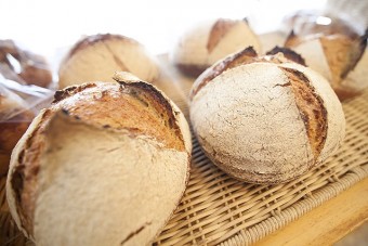 お店自慢のとかち小麦ヌーヴォー使用のパン・ド・カンパーニュ