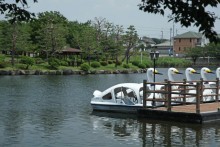 三ツ寺堤のボート