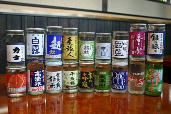 ▲ワンカップ約20種品揃え