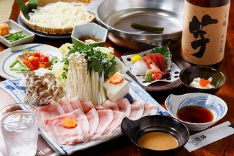 もち豚しゃぶコース　