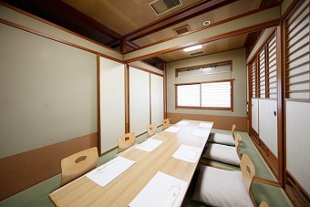 接待などにも使える個室