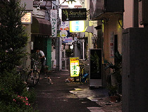 高崎柳川町のスナック街