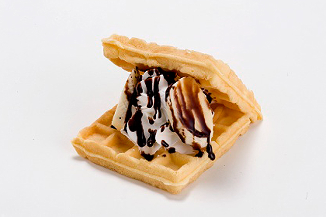 チョコバナナワッフル