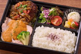 特選ヒレ肉とハンバーグ弁当