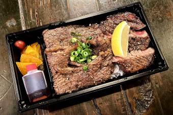 【期間限定】厚切り牛たん塩焼きステーキと上州牛カルビ重