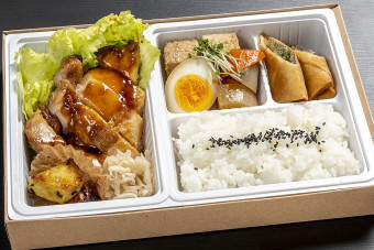 照焼チキンと和風惣菜のお弁当