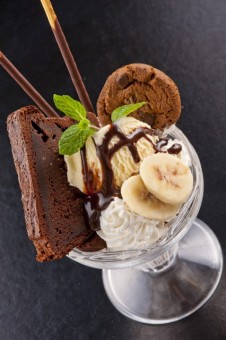 18番のスペシャルパフェ（チョコ）