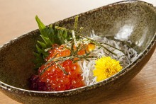 イクラとしらすおろし