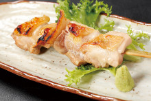 赤城地鶏串（塩）