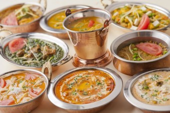 30種類以上の本格インドカレー