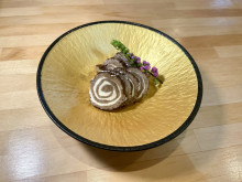 いぶりがっこクリームチーズの東北ロール　￥680