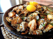 牡蠣のパエリヤ