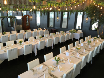 広々としたレストランホールは最大席数90席