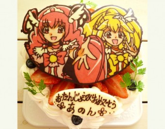 お子様にも大人気のキャラクターケーキ。