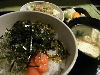 明太・高菜・雑魚ご飯