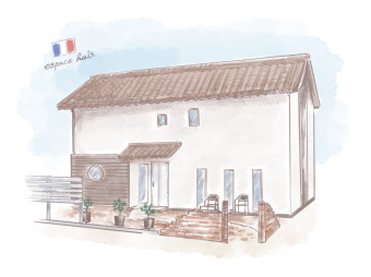 フランスの片田舎の様な外観