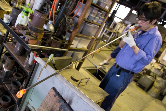 月夜野びーどろパーク 工場見学 工場見学