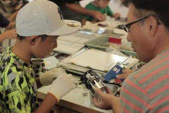 様々なモノづくりワークショップが体験できる