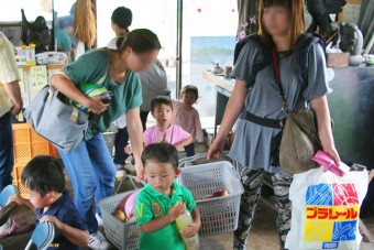 毎年訪れる育児サークルの皆さん