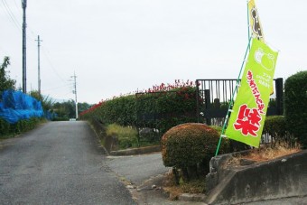 霊園裏門からすぐの場所にある