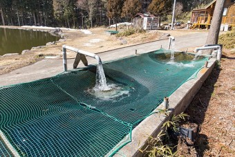 赤城の地下水を汲み上げている