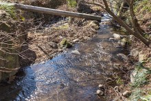 一級河川吉見沢川から水を引く