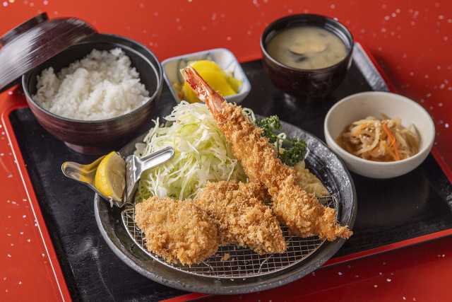 ひれエビ定食