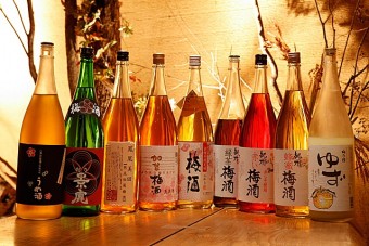 女性に大人気！梅酒・和のリキュールも品揃え