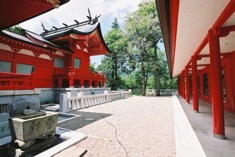 赤城神社の境内