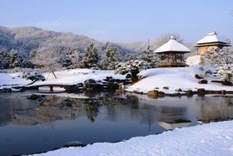 冬の楽山園