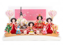 薄花桜プリンセス五人飾り