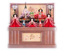 小山桜のプリンセス五人収納飾り