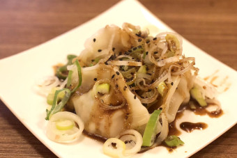 黒酢水餃子
