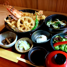 海老天丼御膳(夜)・・・2178円