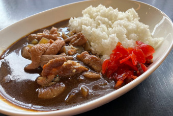 もつ煮カレー