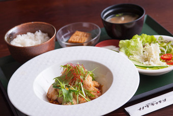 鶏胸肉の油淋鶏セット