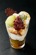 黒蜜抹茶パフェ